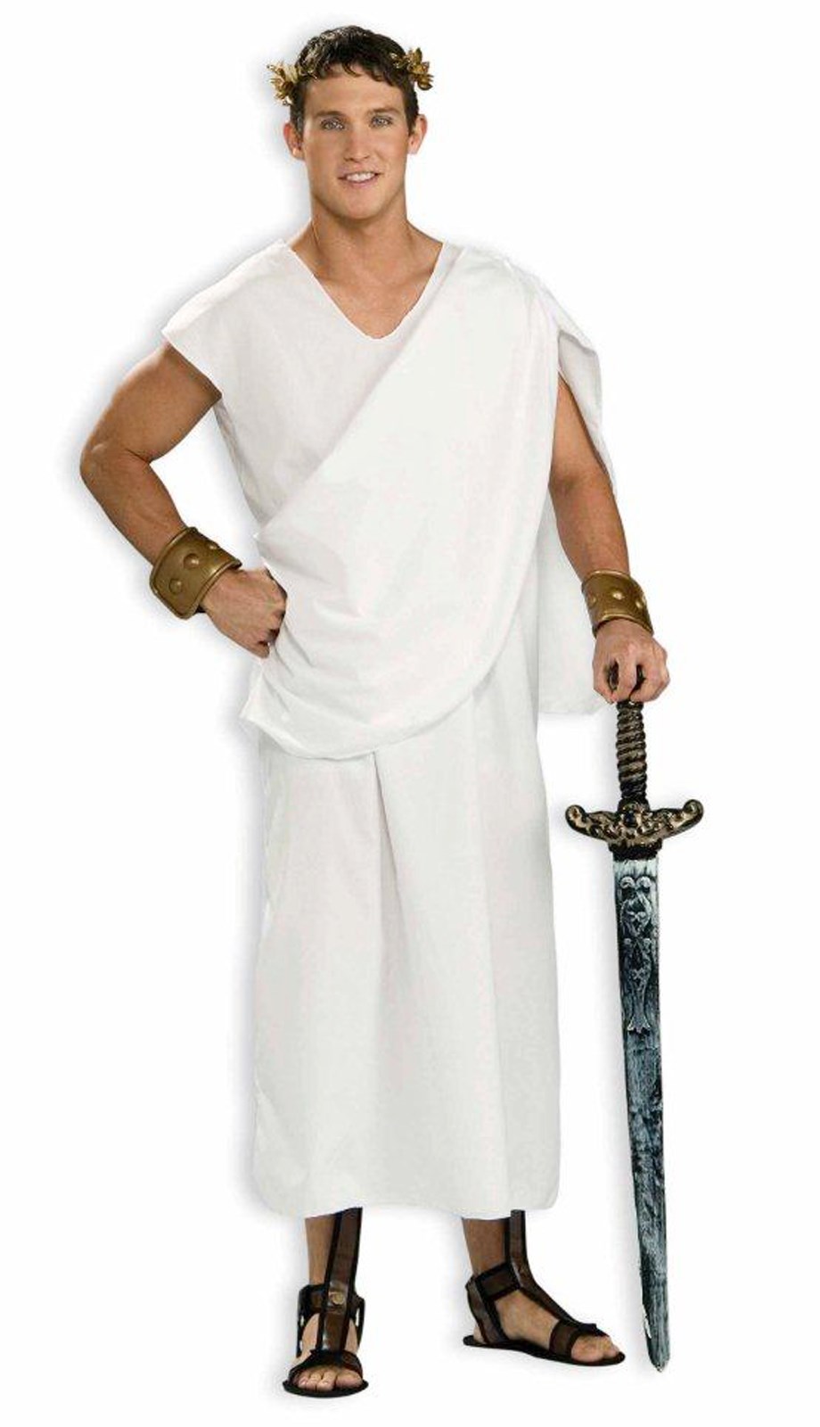 toga costume adult men buycostumes roman plus goddess path party