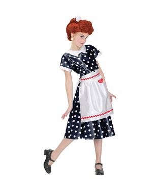 I Love Lucy Polka Dot Child Costume