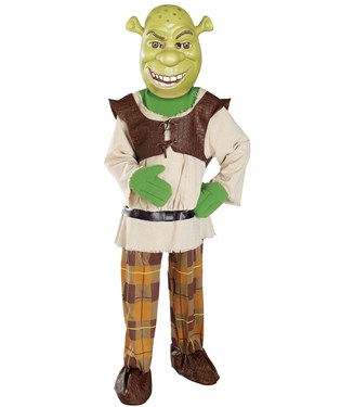 Shrek w/Mask Deluxe Child Costume