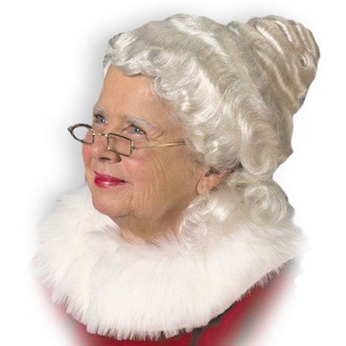 Mrs. Claus Wig Adult for the 2022 Costume season.