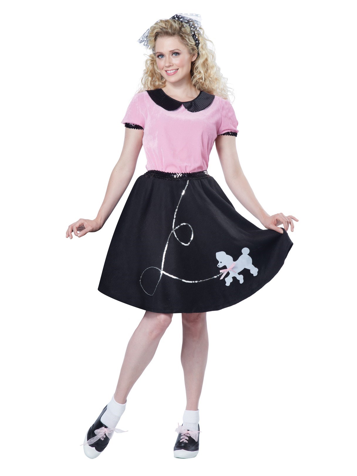50s Hop With Poodle Skirt Adult Costume
