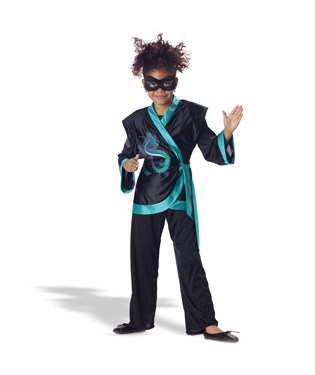 Jewel Dragon Jade Ninja Child Costume