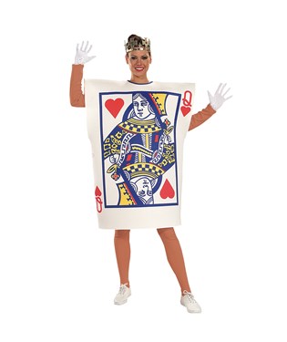Queen of Hearts Card  Adult Costume