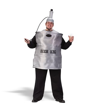 Beer Keg Adult Plus Costume