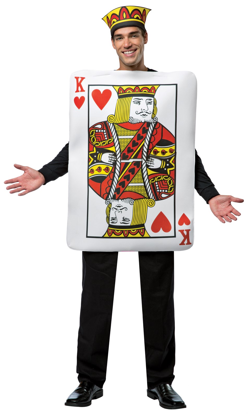 King of Hearts Deluxe Playing Card Adult Costume