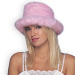 Feather Top Hat Pink