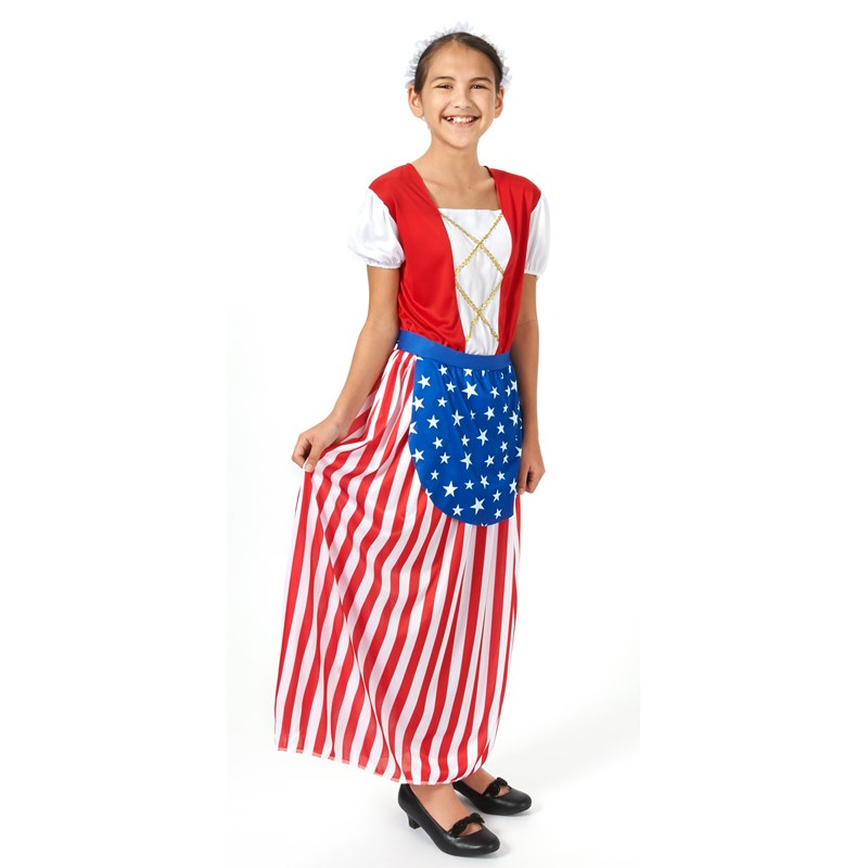 Betsy Ross Heroes In History Child Costume for the 2022 Costume season.