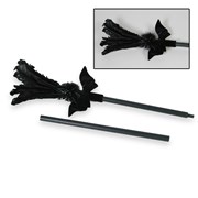 Black Feather Sparkle Broom