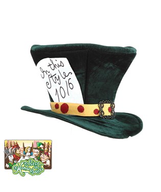 Alice In Wonderland - Classic Mad Hatter Hat
