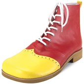 Wing Tip Clown (Red/Yellow) Adult Shoes