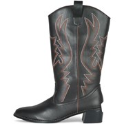 Cowboy Boots Black Adult Medium (10-11)