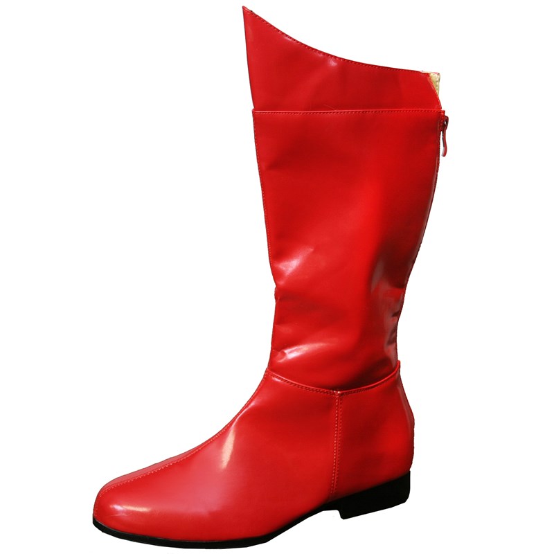 Super Hero (Red) Adult Boots for the 2022 Costume season.