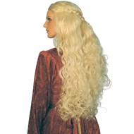 Medieval Long Blonde Wig Adult