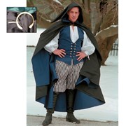 Twill Cloak with Pin Renaissance Collection Adult