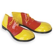Bozo Deluxe Red And Yellow Shoes Adult