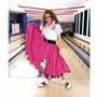 Complete Poodle Skirt Outfit (Pink & White)