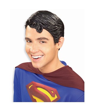 Superman Vinyl Wig Adult
