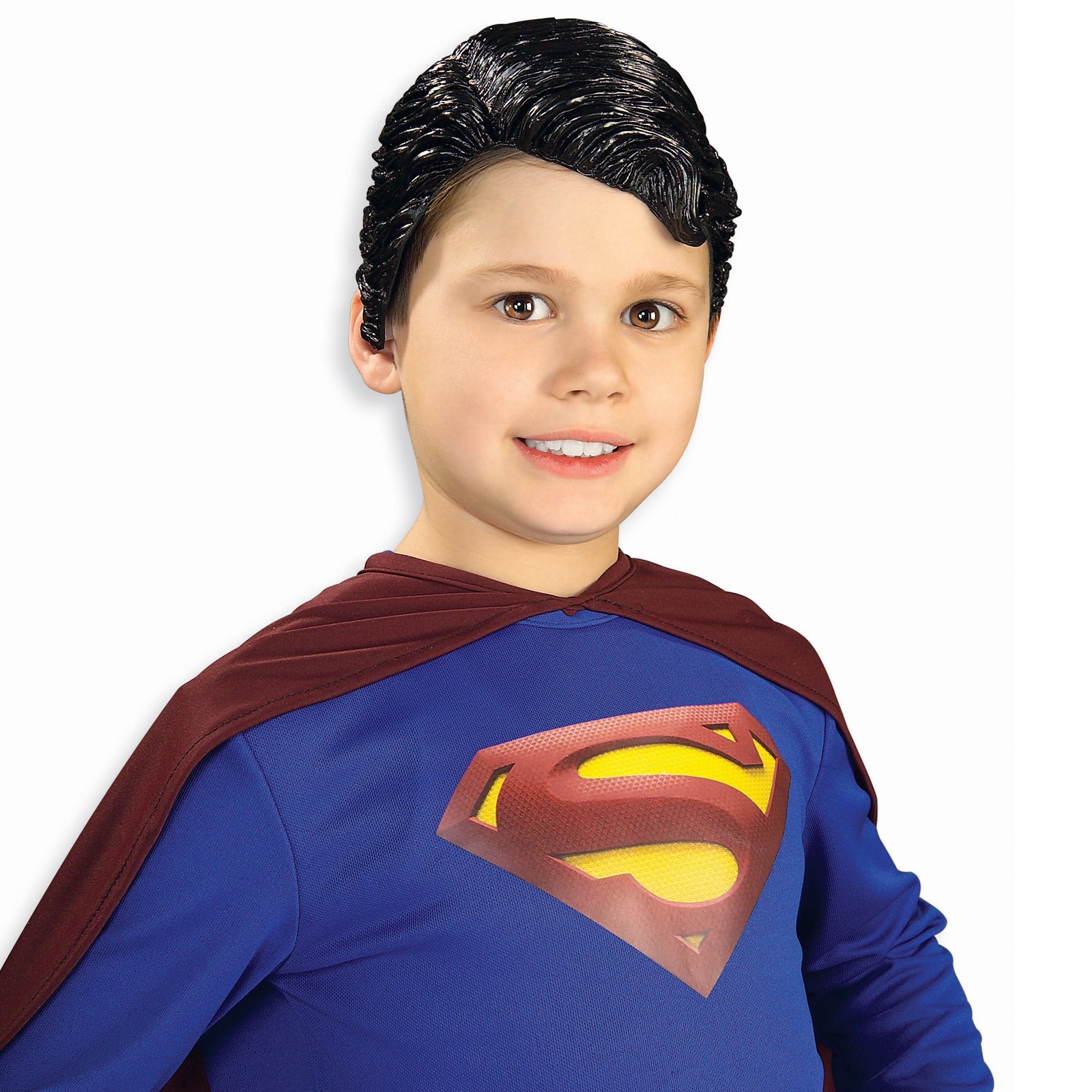 Superman Vinyl Wig Child