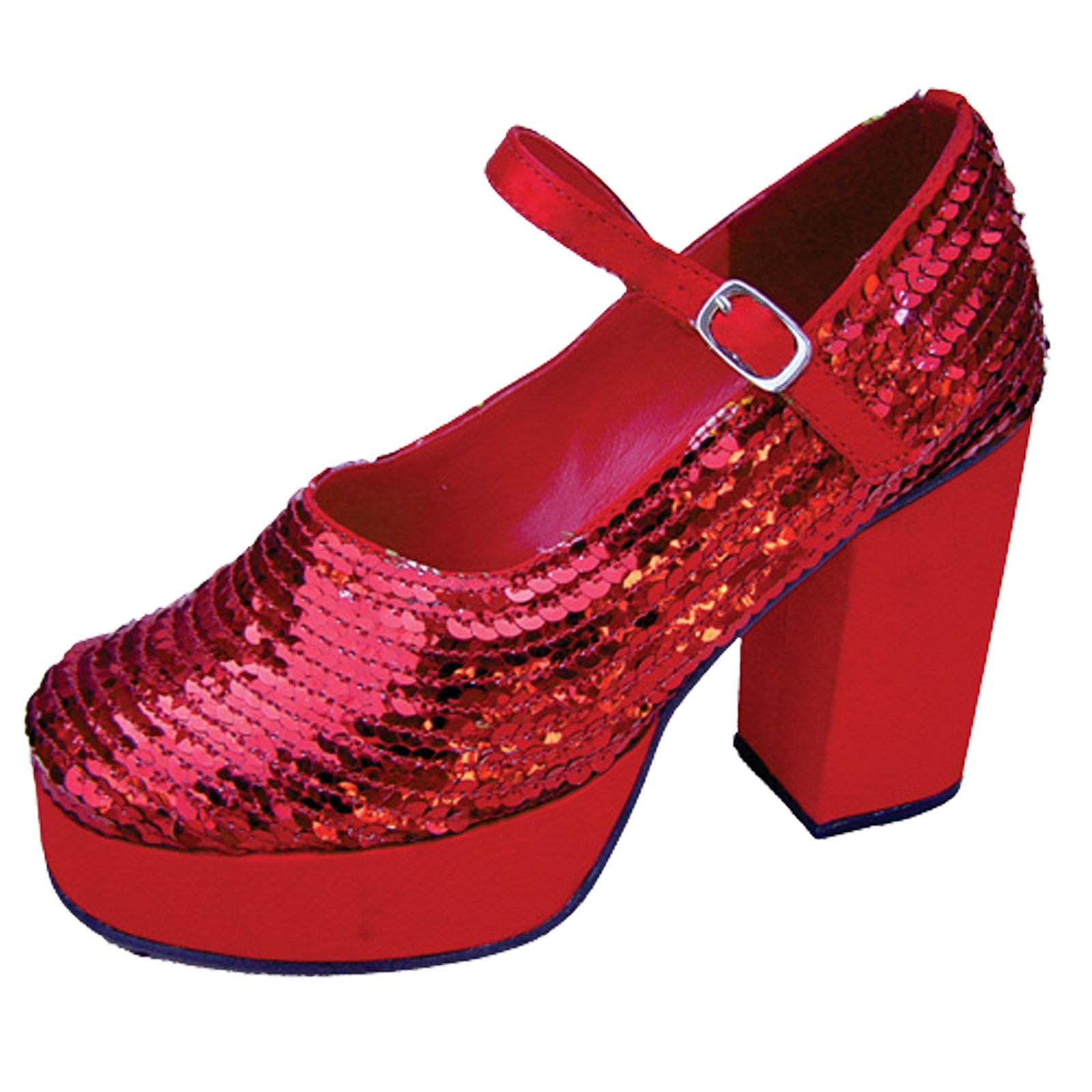 Sexy Mary Jane Shoe (Red Sequin)  
