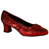 Red Sequin Shoes Unisex