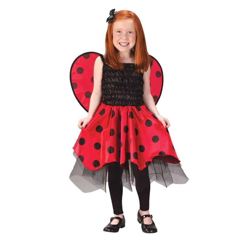 Lady Bug with Wings Toddler  and  Child Costume for the 2022 Costume season.