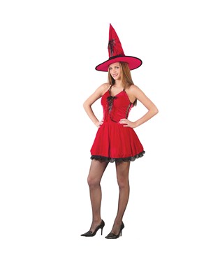 Red Hot Witch  Teen Costume