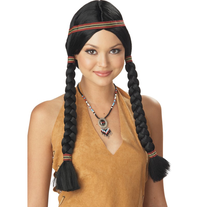 Indian Maiden (Black) Wig for the 2022 Costume season.