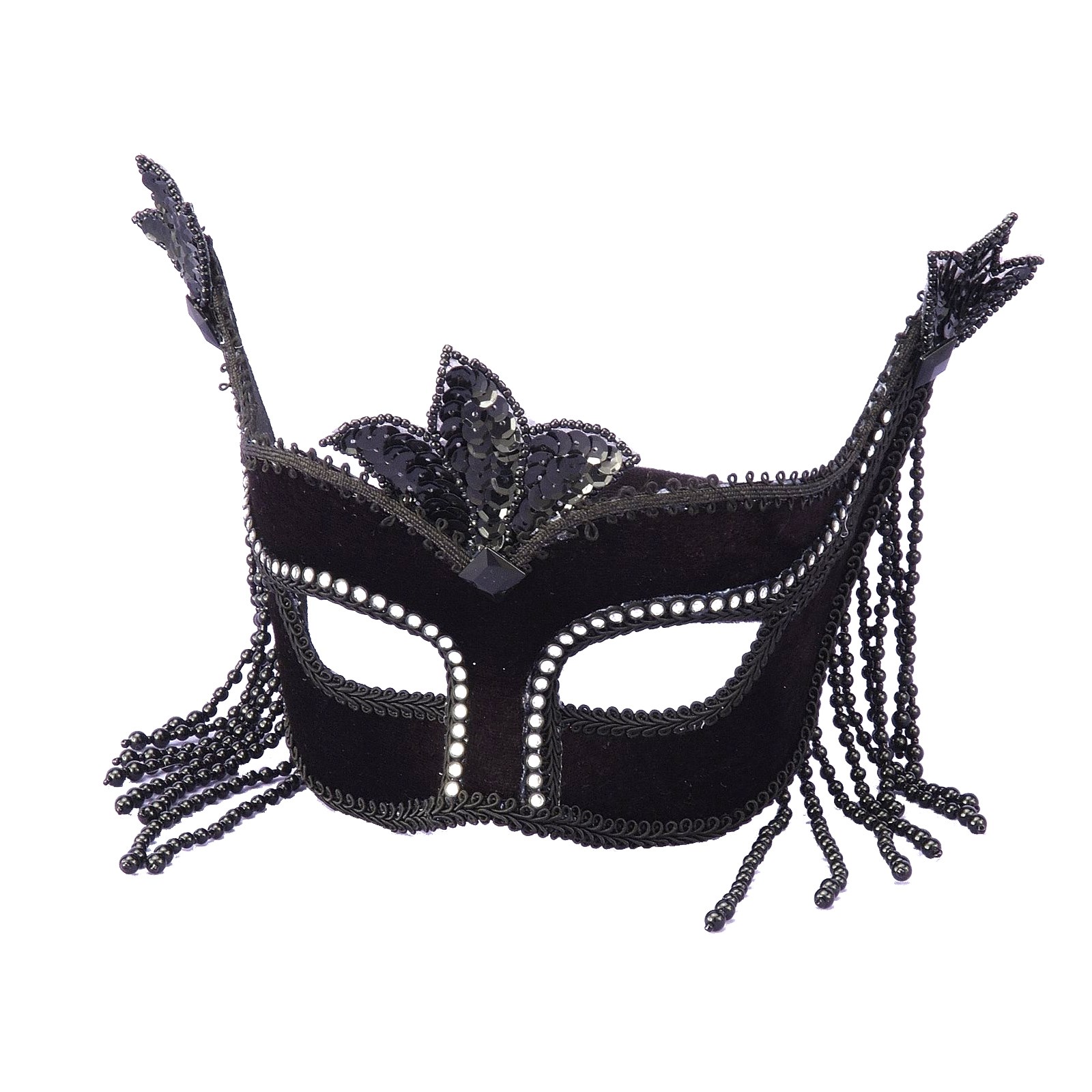 Black With Stones Mask