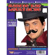 Handlebar Moustache- Black