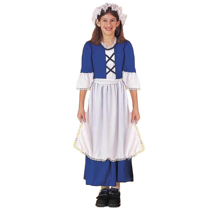 Little Colonial Miss Child Costume for the 2022 Costume season.