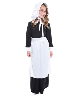 Pilgrim Girl  Child Costume