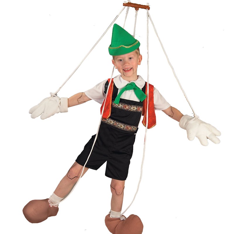 Pinocchio Child Costume for the 2022 Costume season.