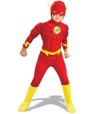 DC Comics The Flash Muscle Chest Deluxe Toddler/Child Costume