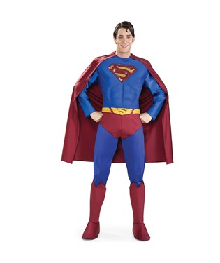 Supreme Superman Muscle Chest Lycra Adult