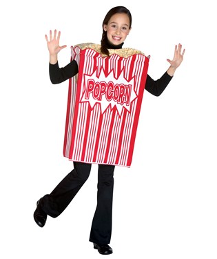 Movie Night Popcorn  Child Costume