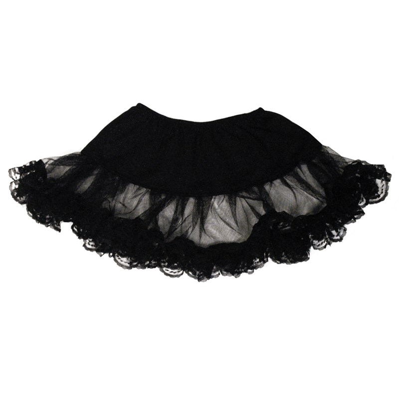 Lace Petticoat (Black) Plus Adult for the 2022 Costume season.