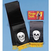 Pirate Sash with Skull