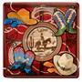 Giddy Up Cowboy 7 Square Dessert Plates (8 count)