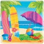 Surfs Up 10 Square Dinner Plates (8 count)