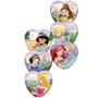 Disney Princess 7 Heart Shaped Dessert Plates (8 count)