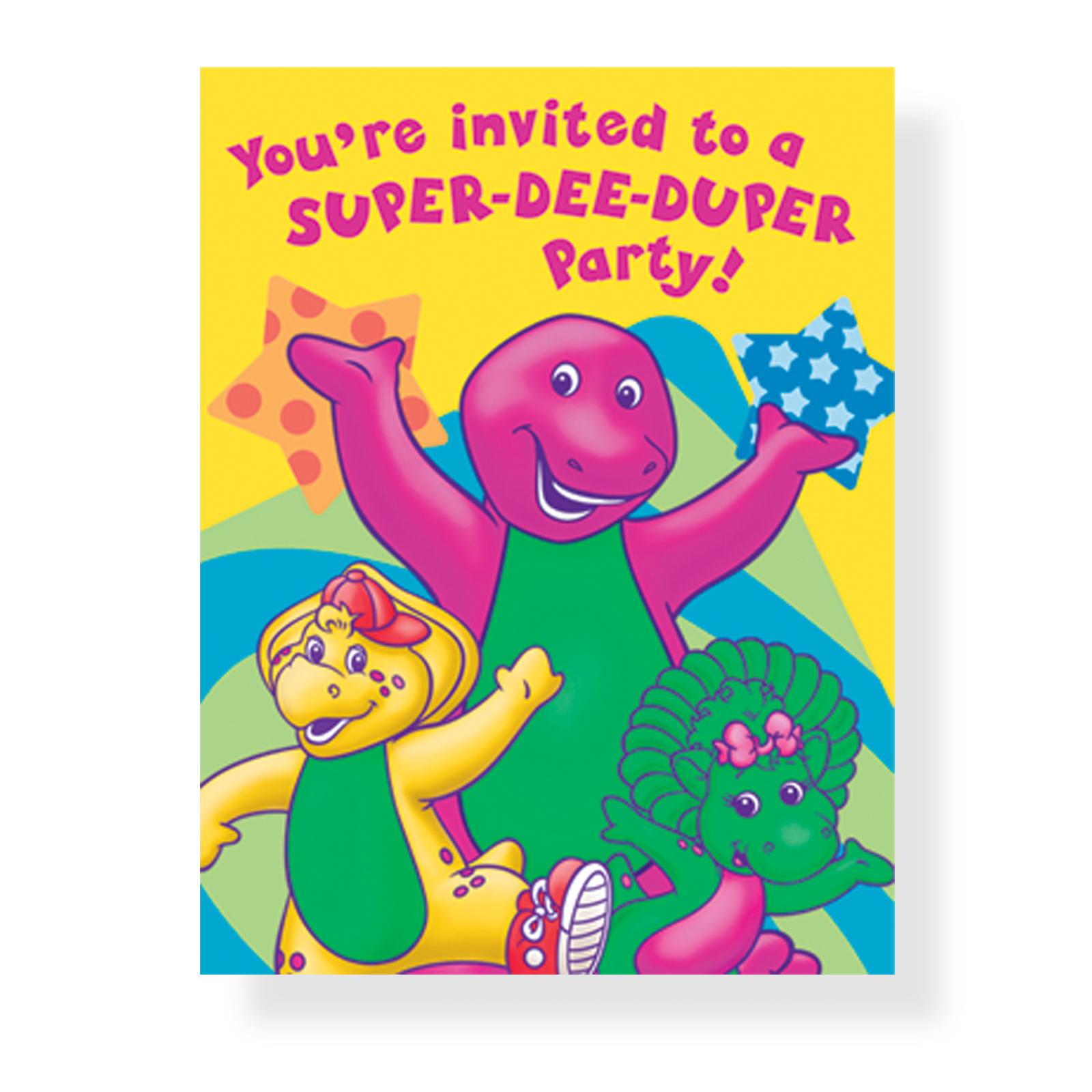 free barney invitations