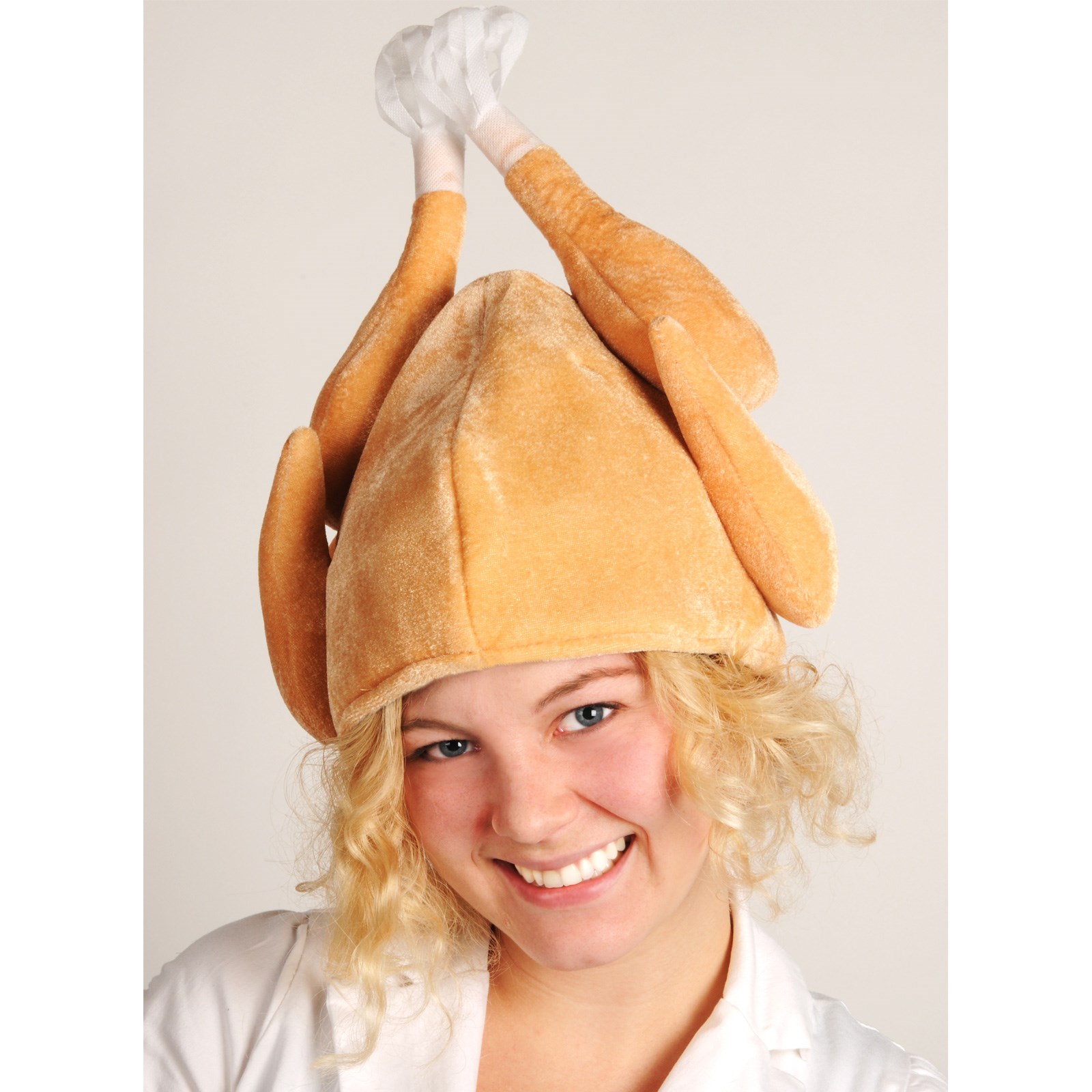 Plush Turkey Hat Adult