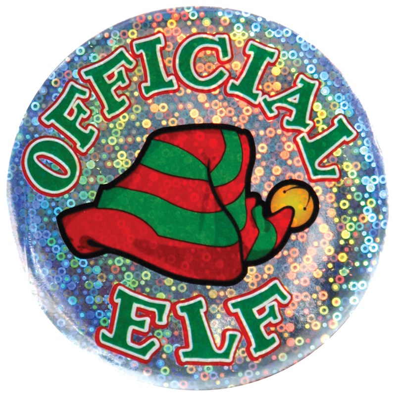 Official Elf Lazer Etched Button for the 2022 Costume season.