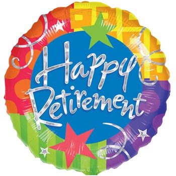 Happy Retirement 18 Foil Balloon