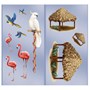 Tiki Hut & Tropical Bird Props Wall Decorations