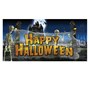 Eerie Estates Haunting Halloween Giant Banner