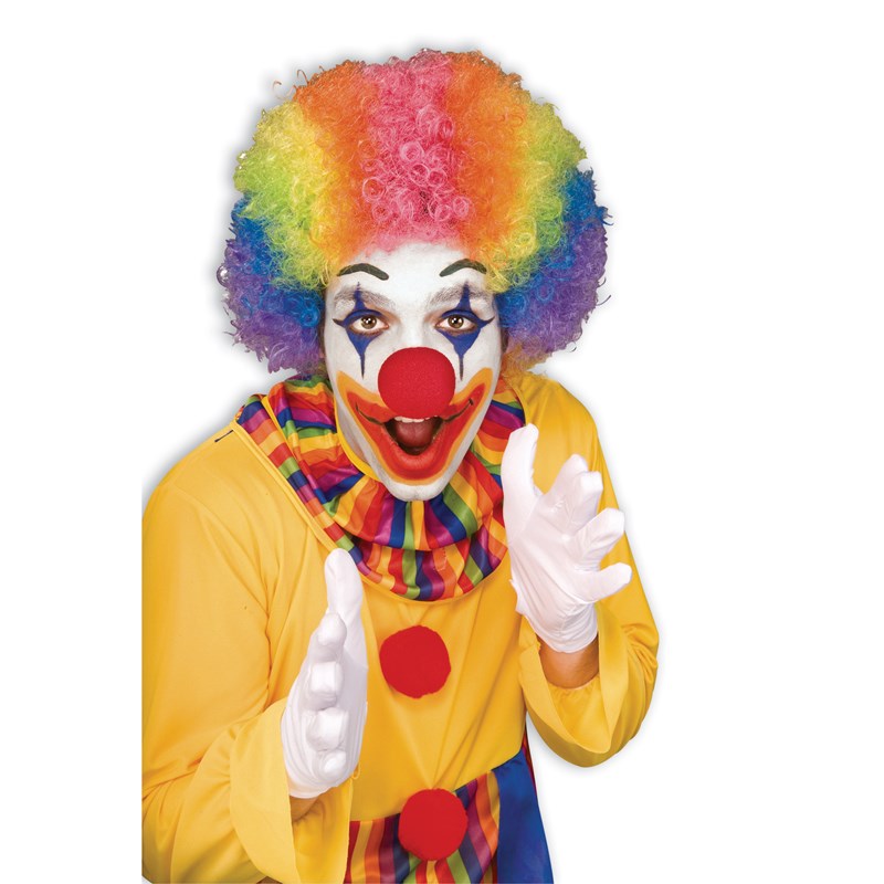 Rainbow Economy Clown Wig for the 2022 Costume season.