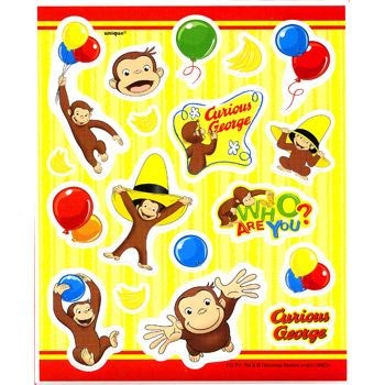 Curious George Stickers