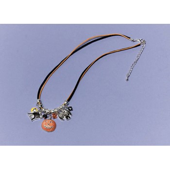 Halloween Charm Necklace (1 count)