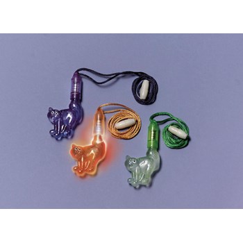 Scaredy Cat Bubbles with Light-up Necklace Asst. (1 count)